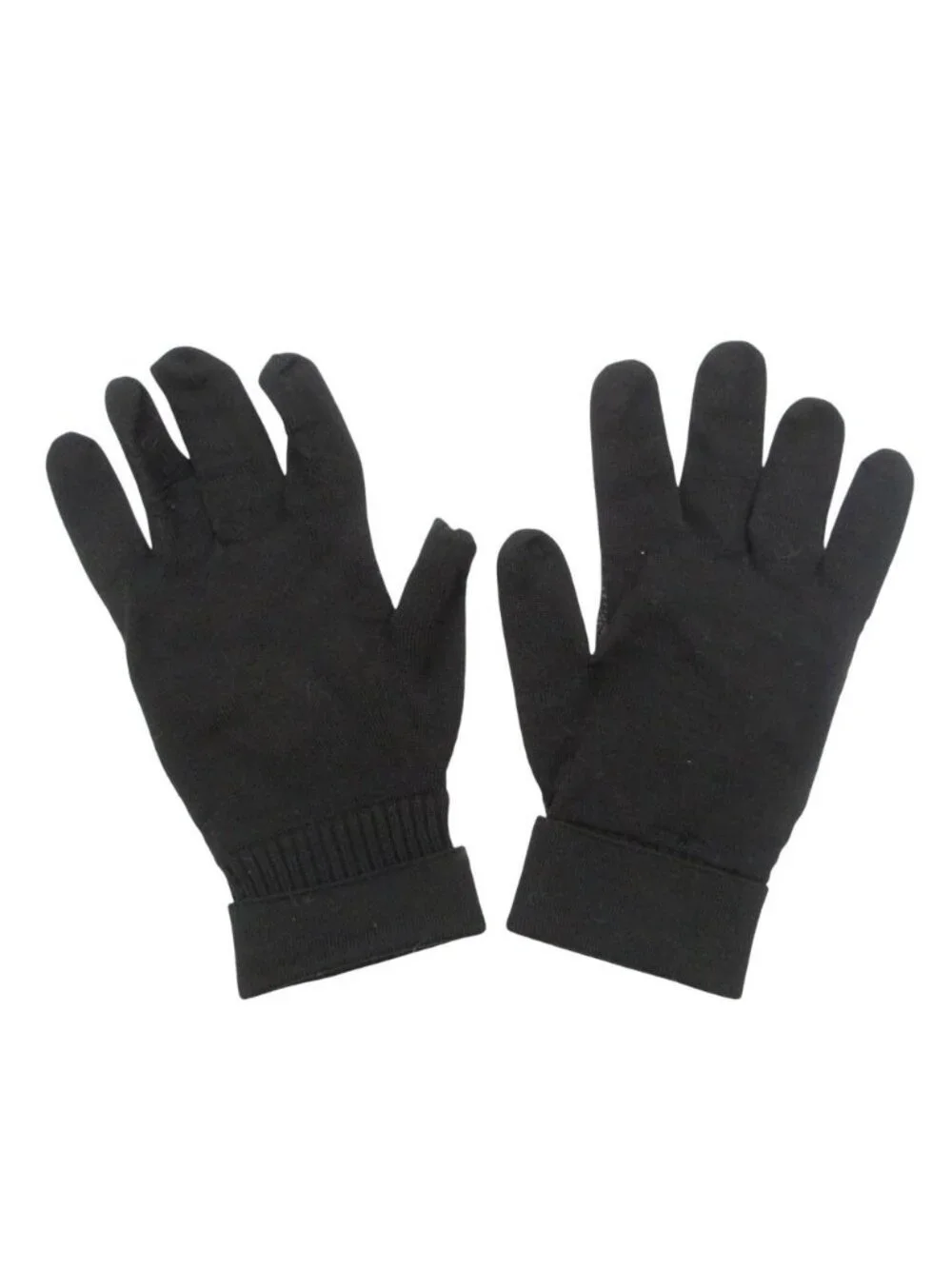 Louis Vuitton Gloves Petit Damier Graphite Logo Black